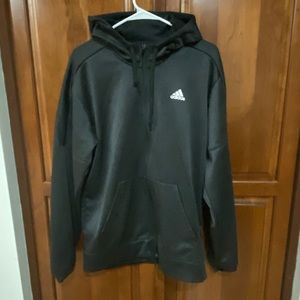 ADIDAS NEW! Men’s zip hoodie jacket! LARGE